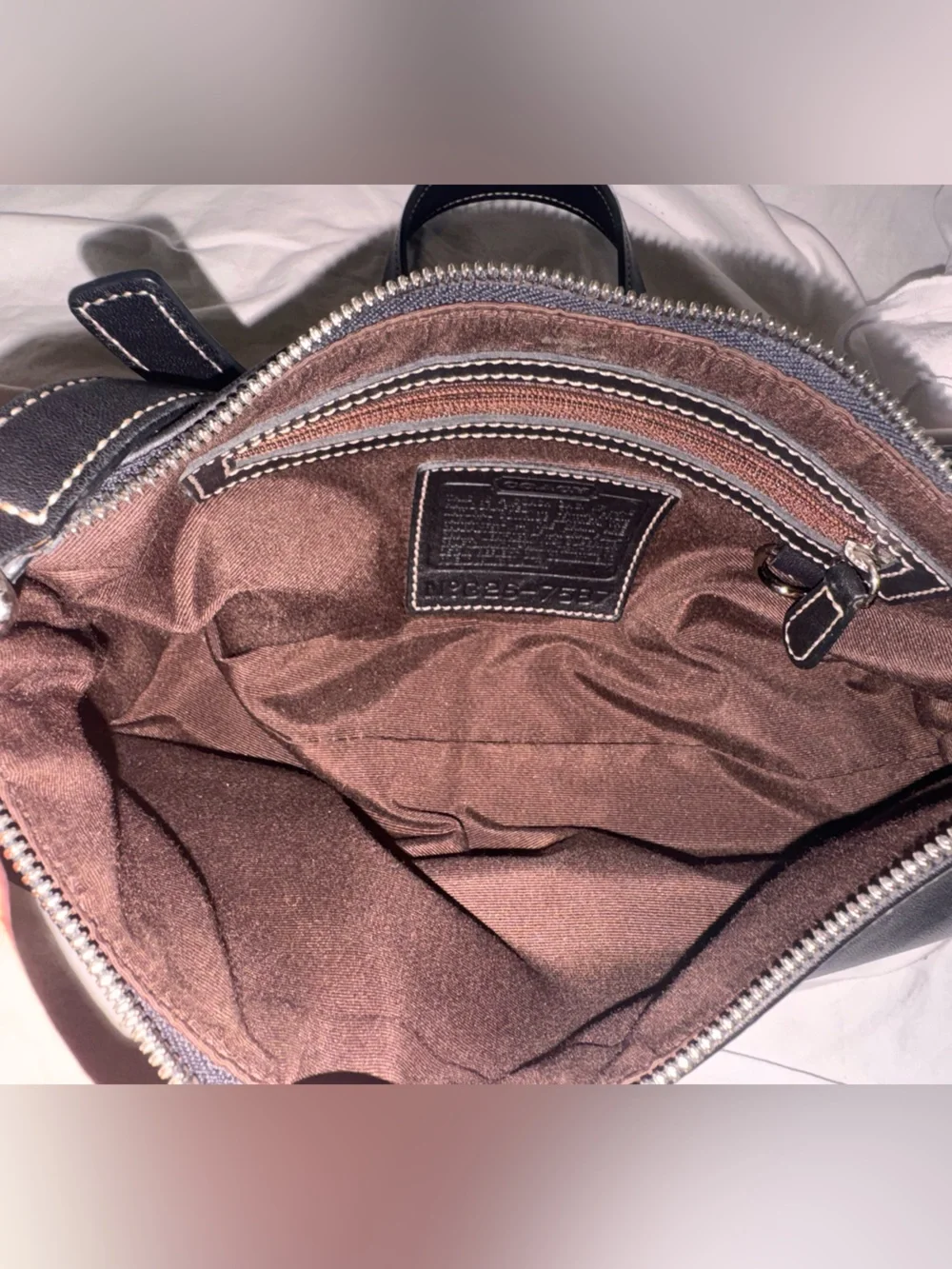 Vintage Coach Hamptons Leather Demi Bag (typically Style No. 7785 or 7587)